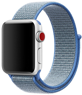 Ремешок COTEetCI W17 Apple Watch Magic Tape Band 38MM/40MM Blue