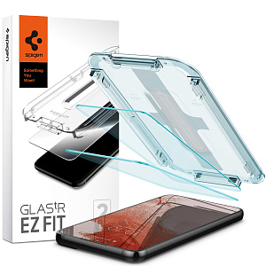 Защитное стекло Spigen Glas.tR EZ Fit 2 Pack (AGL04151) для Samsung Galaxy S22 (Clear)