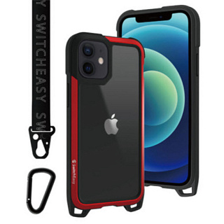 Чехол SwitchEasy Odyssey для iPhone 12 Mini (5.4&quot;). Цвет: красный.