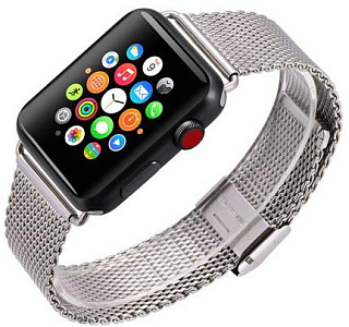 Ремешок COTEetCI W23 Milanese Band for Apple Watch 38mm/40mm silver