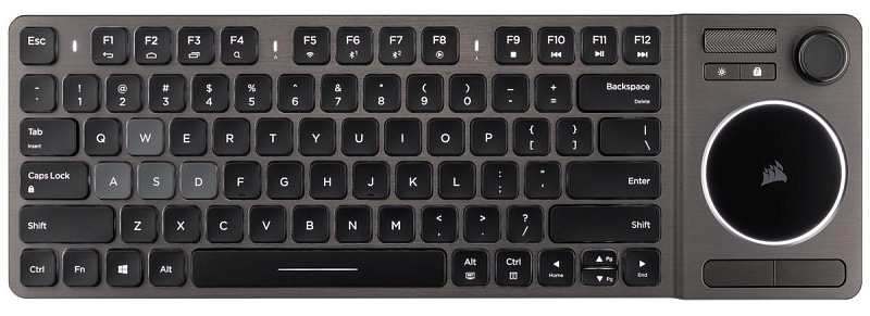 фото Беспроводная клавиатура Corsair K83 CH-9268046-RU (Grey)