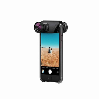 Чехол Olloclip Slim Case для iPhone 8/7 совместим со всеми линзами или системами &quot;olloclip-ready&quot;. Материал пластик. Цвет прозрачный