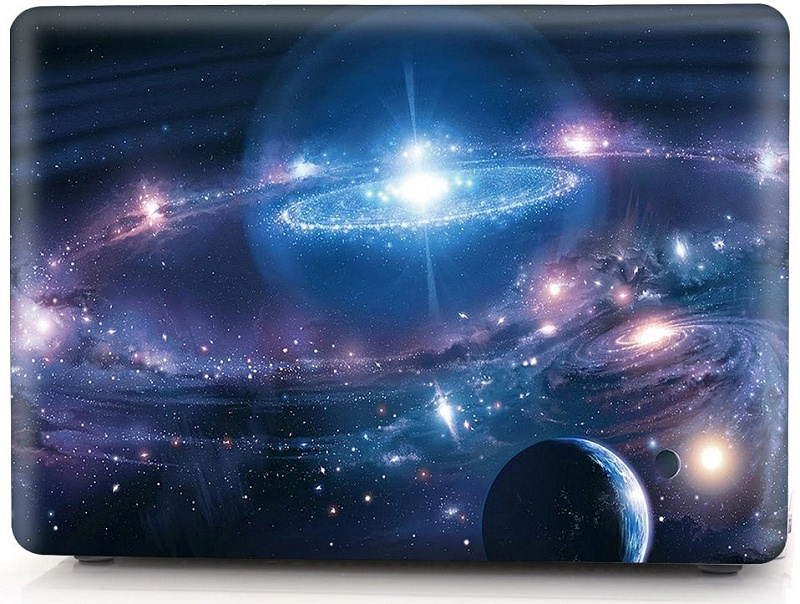 фото Чехол накладка пластиковая i-Blason для Macbook Pro15 A1707 Spiral starry sky