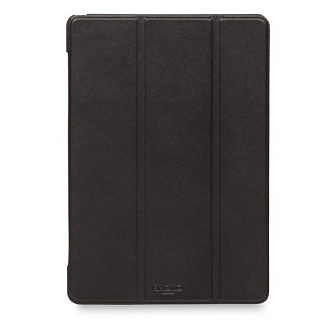 Чехол-книжка Knomo Tri Folio для iPad Pro 10.5&quot; 2017. Материал натуральная кожа, пластик. Цвет черный
