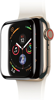 Защитное стекло Baseus Full-screen Curved Tempered Film (SGAPWA4-A01) для Apple Watch series 4 40mm (Black)