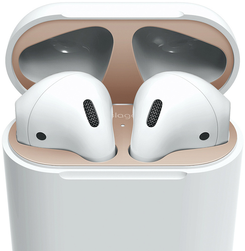 фото Чехол для AIRPODS Elago DUST GUARD - 2 SET - Matt Rose Gold
