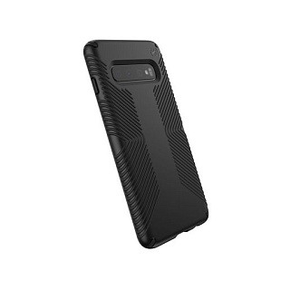 Чехол Speck Presidio Grip для Samsung Galaxy S10. Материал пластик. Цвет: черный/черный