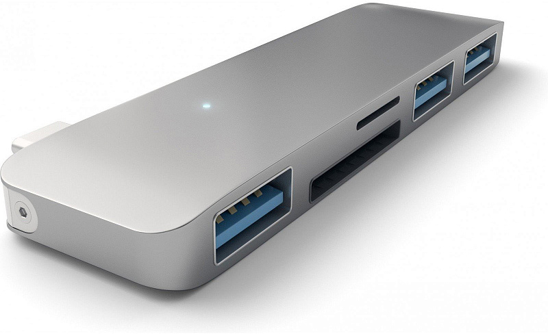 фото USB-концентратор Satechi Aluminum Combo (ST-TCUHM) USB Type C (Space Gray)