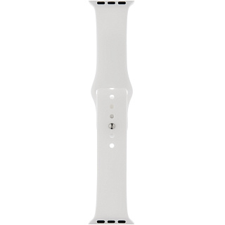 Ремешок SPORT для Apple Watch 42mm&44mm, силикон, белый
