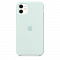 Силиконовый чехол для iPhone 11 цвета морская пена