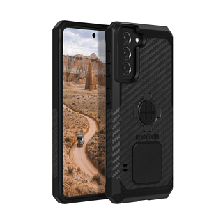 Чехол-накладка Rokform Rugged Case для Samsung Galaxy S21 5G. Поддерживает систему Roklock. Цвет: черный
