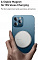 Беспроводное зарядное устройство Baseus Simple Mini Magnetic Magsafe Wireless Charger (WXJK-F02) для iPhone Series 12 (White)