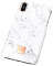 Защитный чехол Happy Plugs Slim Case для Apple iPhone X (White Marble)