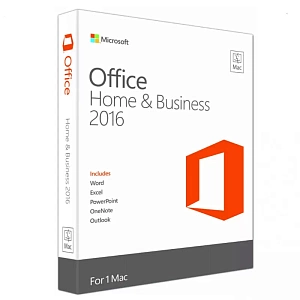 Microsoft® Office Mac Home Business 1 PK 2016 Russian 1 License Комплект программного обеспечения