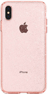 Чехол Spigen Liquid Crystal Glitter, rose -iPhone XS Max