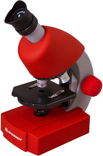 Микроскоп Bresser Junior 40x-640x, красный 70122