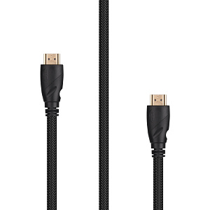 Кабель Rombica Digital HX20B, HDMI 2.0b (5K, 3D, HDR). Длина 2 м. Цвет черный