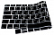 Накладка на клавиатуру i-Blason для Macbook Air 13 new (2018) A1932, EU раскладка плюс русские буквы