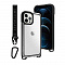 Чехол SwitchEasy Odyssey для iPhone 12 & 12 Pro (6.1&quot;). Материал: поликарбонат 40%, полиуретан 40%, алюминий 20%. Цвет: серебряный