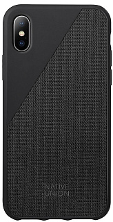 Чехол Native Union Clic Canvas (CCAV-BLK-NP18S) для iPhone X/Xs (Black)