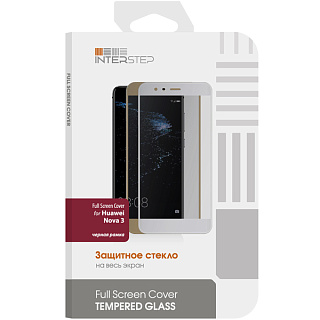 Защитное Стекло Full Screen Cover Для Huawei Nova 3, С Черной Рамкой