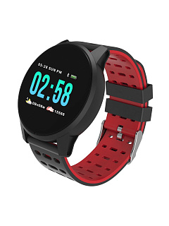 Qumann Смарт часы QSW 01 Black+Red