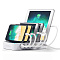 Зарядная док-станция Satechi 5-Port USB Charging Station Dock для мобильных устройств. Разъемы: USB 5В/2,4А - 4 шт., USB Qualcomm® Quick Charge™- 1 шт. Цвет белый.Satechi 5-Port USB Charging Station Dock