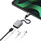 Адаптер Satechi USB-C to Audio PD Charger Adapter. Цвет: серый космос