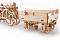 Механический деревянный конструктор Ugears Прицеп к трактору (70006)