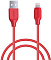 Кабель Aukey MFi Lightning 8 pin Sync and Charging Cable,L=1.2M, красный  LLTS148179