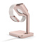 Подставка док-станция Satechi Smart Charging Stand. Совместима с Apple Watch 1/2/3, FitBit Blaze и почти любым смартфоном. Цвет розовое золото.
Satechi Smart Charging Stand for Apple Smartphone