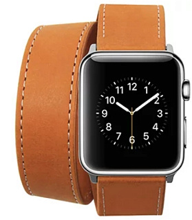 Ремешок Cozistyle Double Tour Leather (CDLB018) для Apple Watch/Series 2/3/4 42/44mm (Tan)