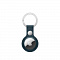 Кожаный брелок для AirTag с кольцом для ключей цвет «балтийский синий»