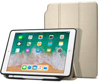 Чехол - книжка Spigen Smart Fold 2, gold - iPad 9.7&quot; 2017/2018