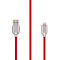Кабель Rombica Digital MB-05, интерфейс Lightning to USB. Длина 1 м. Цвет красный.
Rombica Digital MB-05 Lightning to USB Cable - Red