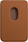 Кожанный чехол-бумажник MagSafe золотисто-коричневого цвета