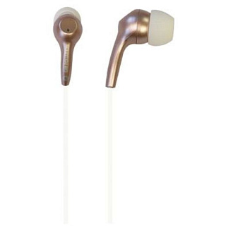 Проводные наушники iFrogz Audio Ear Pollution Bolt Plus. Цвет розовое золото.
