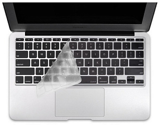 Накладка на клавиатуру i-Blason для macbook Air 13, Pro Retina 13 15 TPU, прозрачный