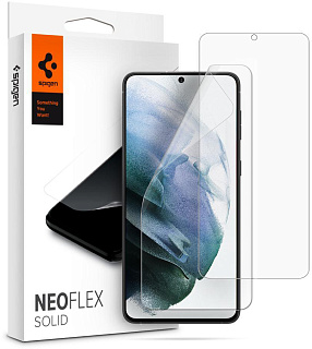 Комплект защитных пленок Spigen NeoFlex (AFL02536) для Samsung Galaxy S21 Plus (Clear)