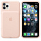 Чехол iPhone 11 Pro Max Smart Battery Case with Wireless Charging - Pink Sand цвета розовый песок