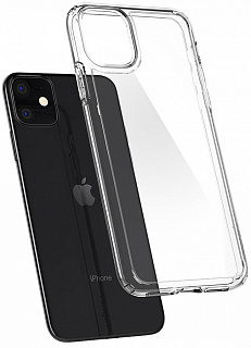Чехол Spigen Crystal Hybrid, clear - iPhone 11