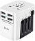 Сетевая зарядка Zikko Worldwide Travel Adaptor BST631 4 USB (Pearl White)