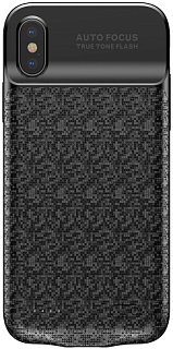 Чехол - аккумулятор Baseus Plaid Backpack Power Bank Case 3500MAH For iPhoneX Black