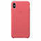 Кожаный чехол Apple Leather Case для iPhone XS Max, цвет (Peony Pink) розовый пион
Apple iPhone XS Max Leather Case