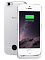Чехол аккумулятор для iPhone 5 / SE Silver, 2200 мАч, INTERSTEP 45546