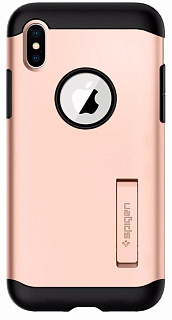 Чехол Spigen Slim Armor (057CS22140) для Apple iPhone X (Gold)