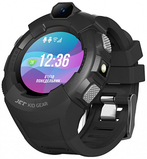 Детские умные часы Jet Kid GEAR (Black/Grey)
