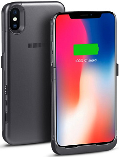 Чехол-аккумулятор для iPhone X/Xs 3000мАч Space Gray