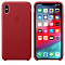 Кожаный чехол Apple Leather Case для iPhone XS Max, цвет (PRODUCT)RED красный
Apple iPhone XS Max Leather Case