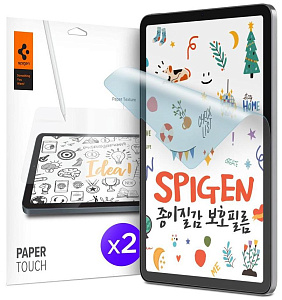 Защитная пленка с эффектом бумаги Spigen Paper Touch 2pcs (AFL02196) для iPad Pro 12.9'' 2020 (Clear)